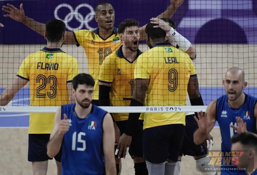 Brasil es superado por Italia en el debut del voleibol masculino en París