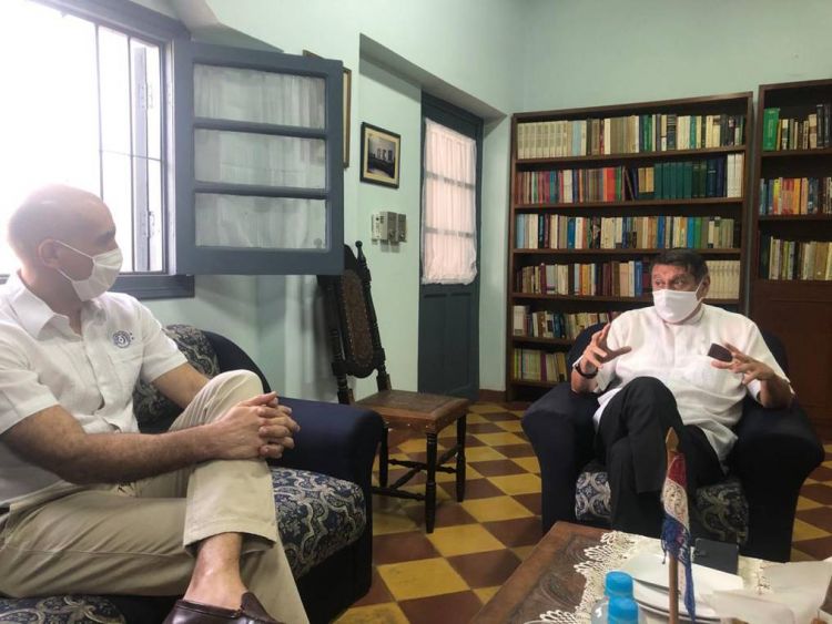 Ministro de Salud y Monseñor analizan realización de la festividad de Caacupé