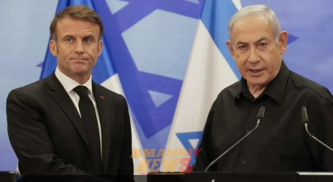 "Me sentí extremadamente decepcionado", dice Netanyahu sobre Macron