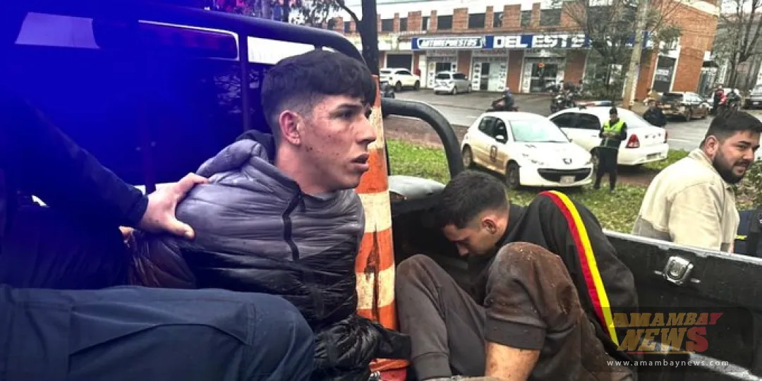 Robo de vehículo y persecución acaba con dos criminales detenidos en CDE