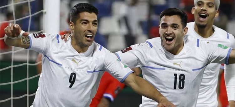 Uruguay amarga a Chile y sepultó sus esperanzas de ir a Catar 2022