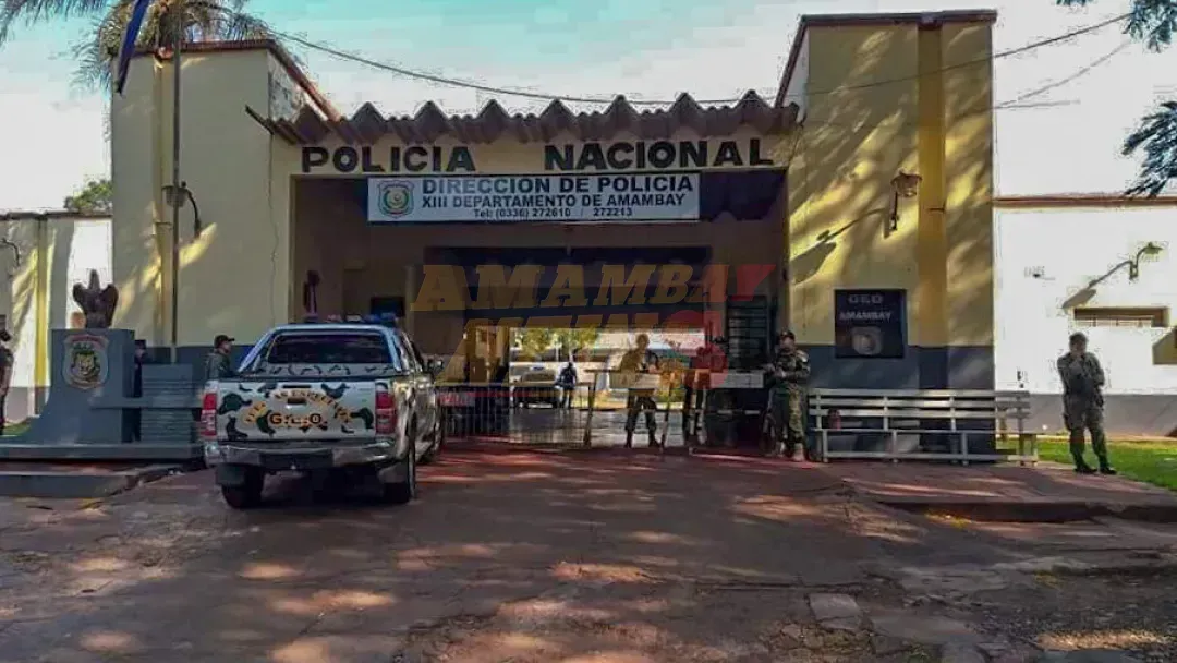 Informe policial de fecha 11-08-2025 en el Departamento de Amambay