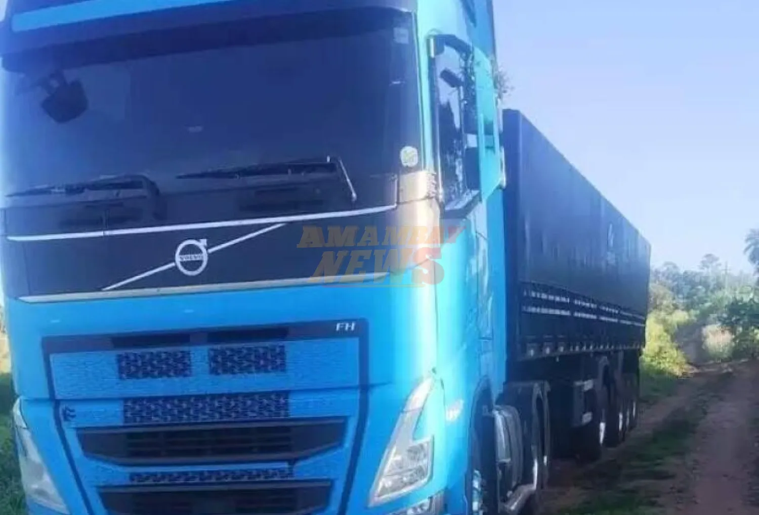 Amambay: Recuperan camión luego de que su conductor permaneciera secuestrado durante 27 horas.