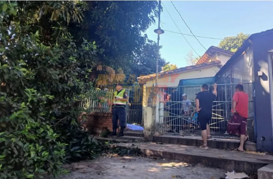Jardinero fallece tras caer de un árbol en San Lorenzo