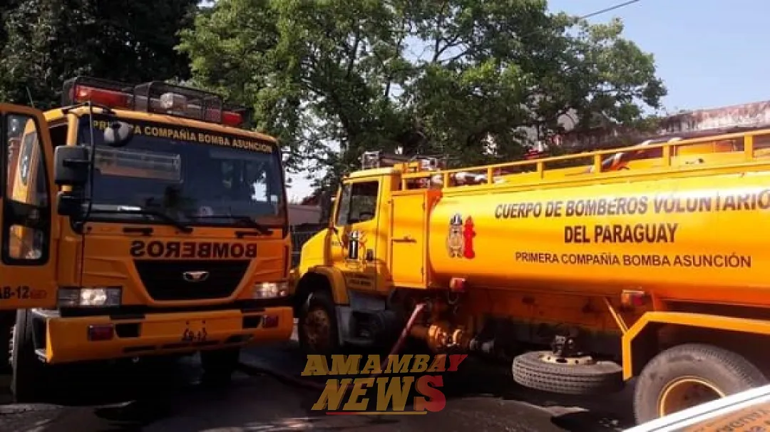 Bomberos voluntarios lanzan colecta anual con meta de G. 5.000 millones