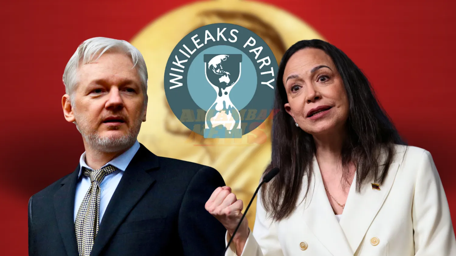 Fundador de WikiLeaks denuncia penalmente a Fundación Nobel por premiar a María Corina Machado