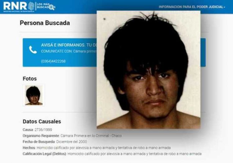 Detienen a un argentino, uno de los prófugos más buscados de su país