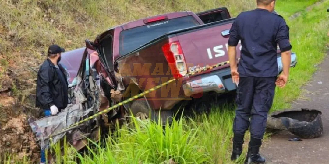 Triple choque deja un conductor fallecido en Caaguazú
