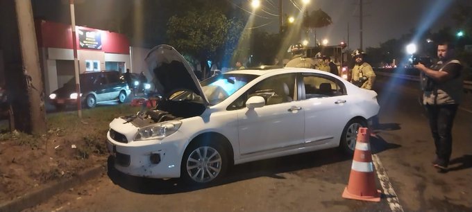 Accidente de tránsito en Asunción dejó dos heridos graves
