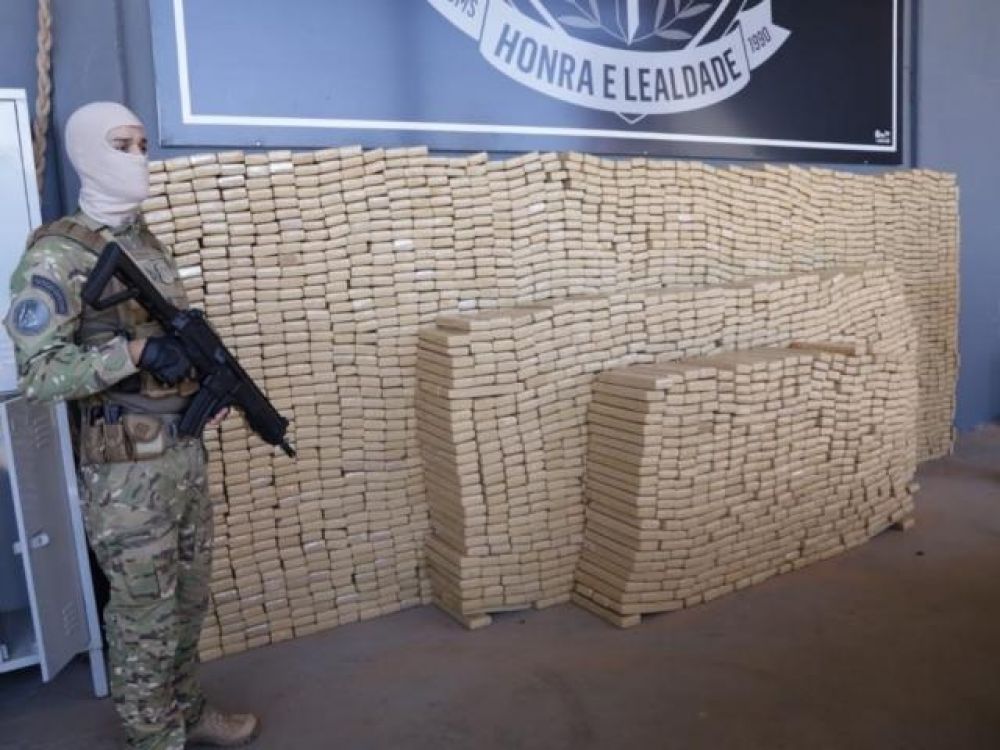 Polícia prende quatro e apreende 3,6 toneladas de droga em Campo Grande
