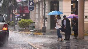 Jueves con clima fresco, vientos del sur y lluvias