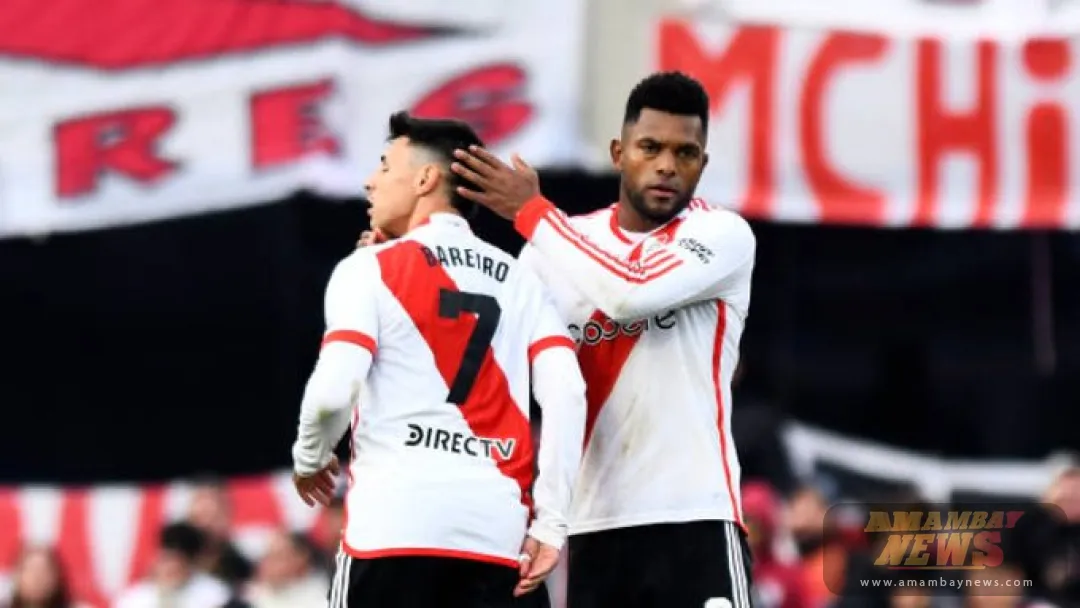 Adam Bareiro debuta en River Plate con un agónico empate