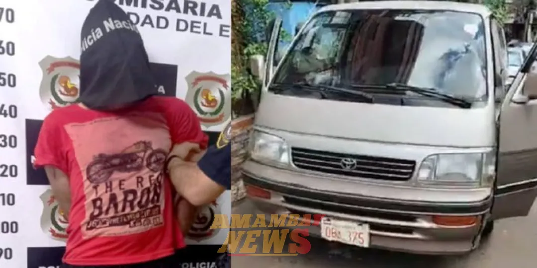 Detienen a brasileño cuando ofrecía a la venta furgoneta robada a un paraguayo