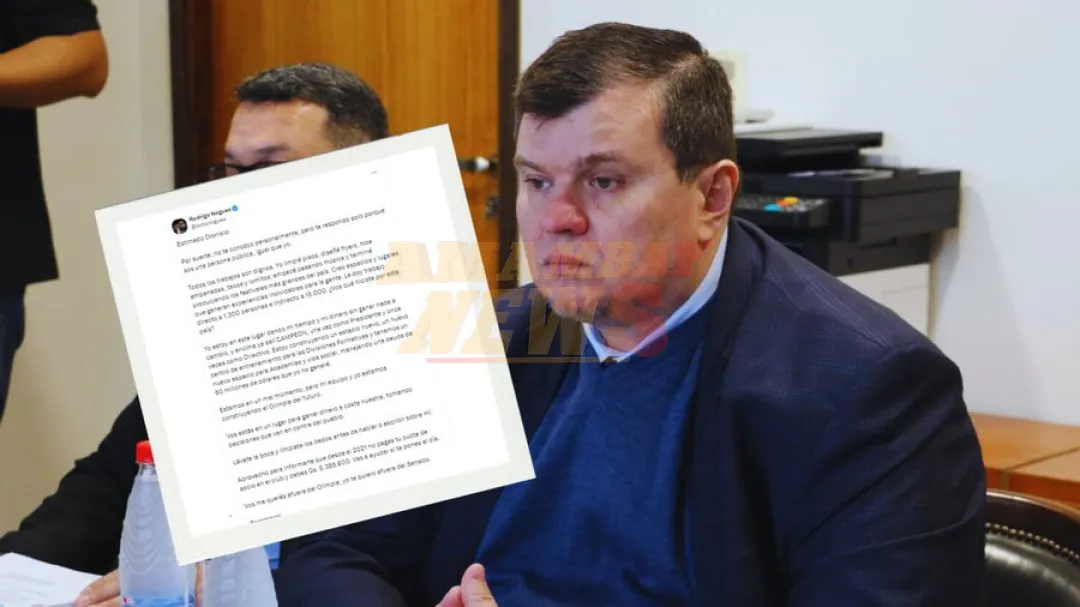 Cruce viral entre Dionisio y Coto: “Vos me querés afuera del Olimpia, yo te quiero afuera del Senado”