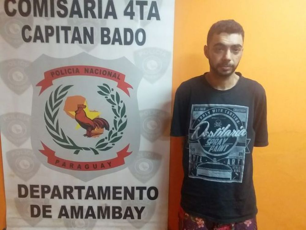 Detienen a presunto sicario en Capitán Bado