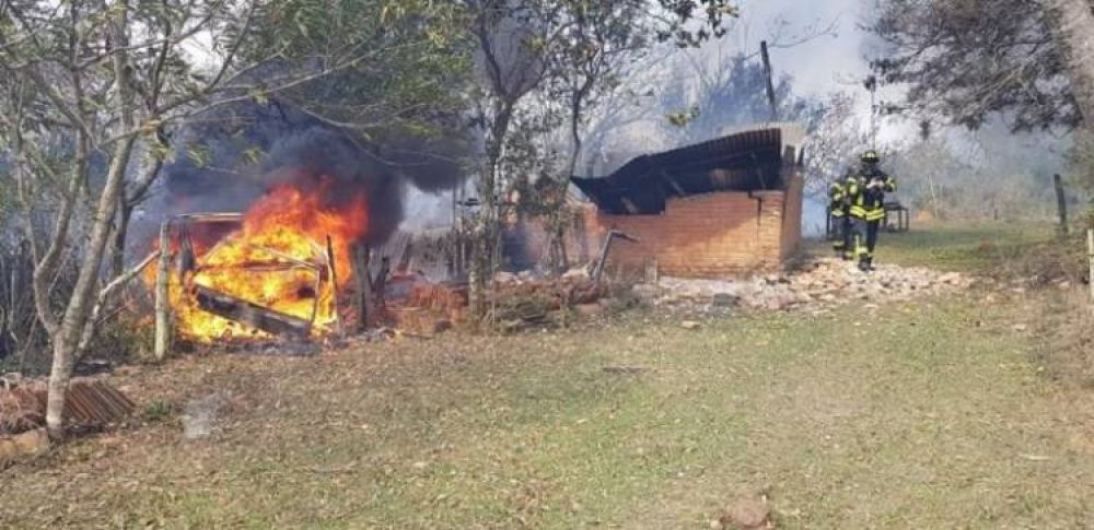 Urgen ayuda del Estado para combatir incendios en Guairá y Caazapá