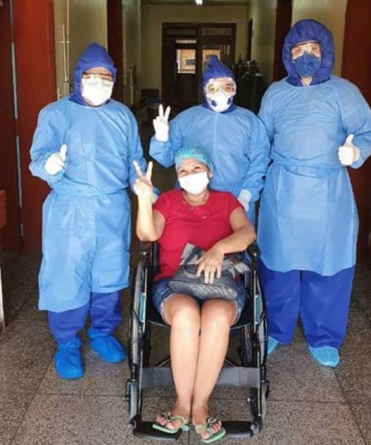 Dan de alta a primera paciente con coronavirus en hospital de Pedro Juan Caballero