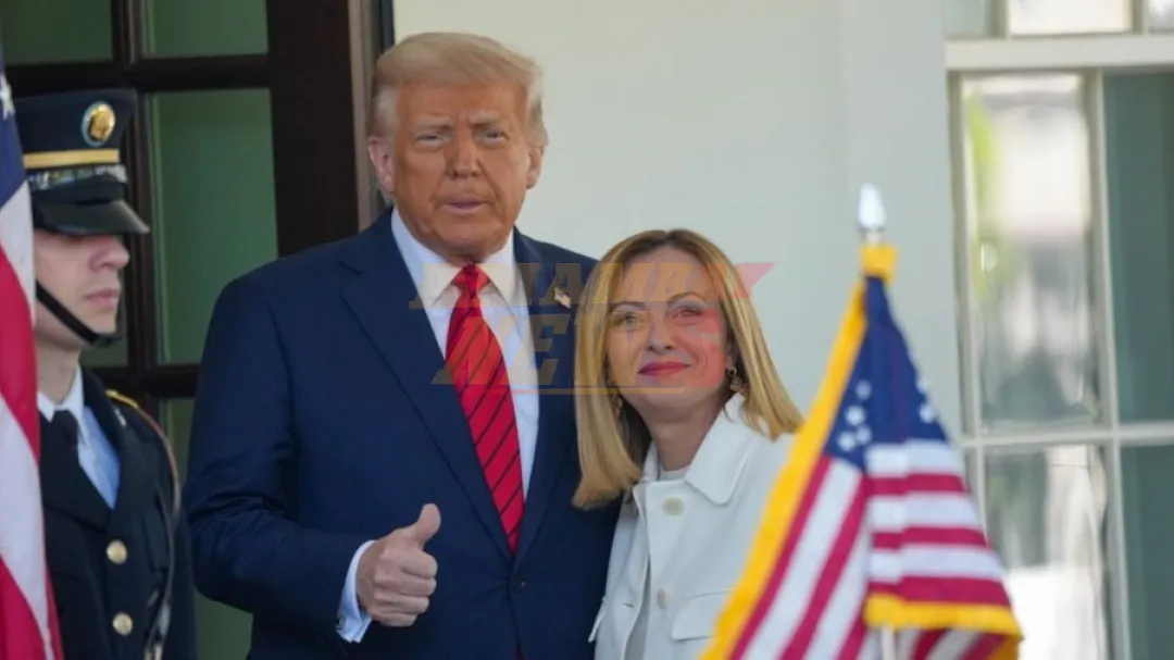Trump recibe a primera ministra de Italia