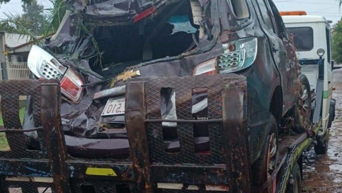 Exdiputado Carlos Portillo sale vivo de accidente vial