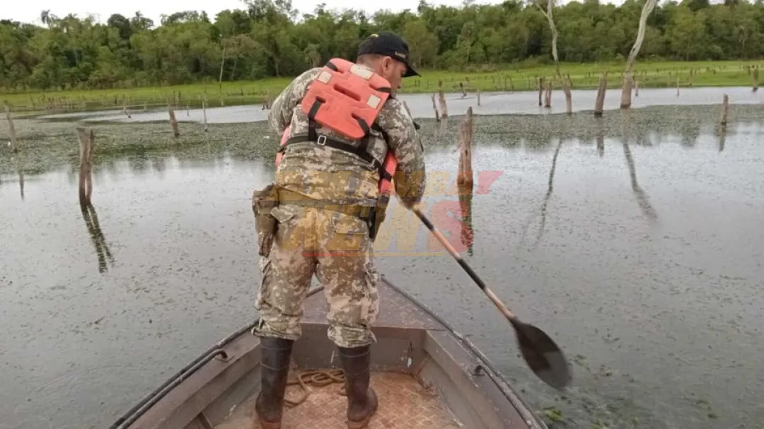 Hallan sin vida a pescadores desaparecidos en lago Itaipú tras una tormenta