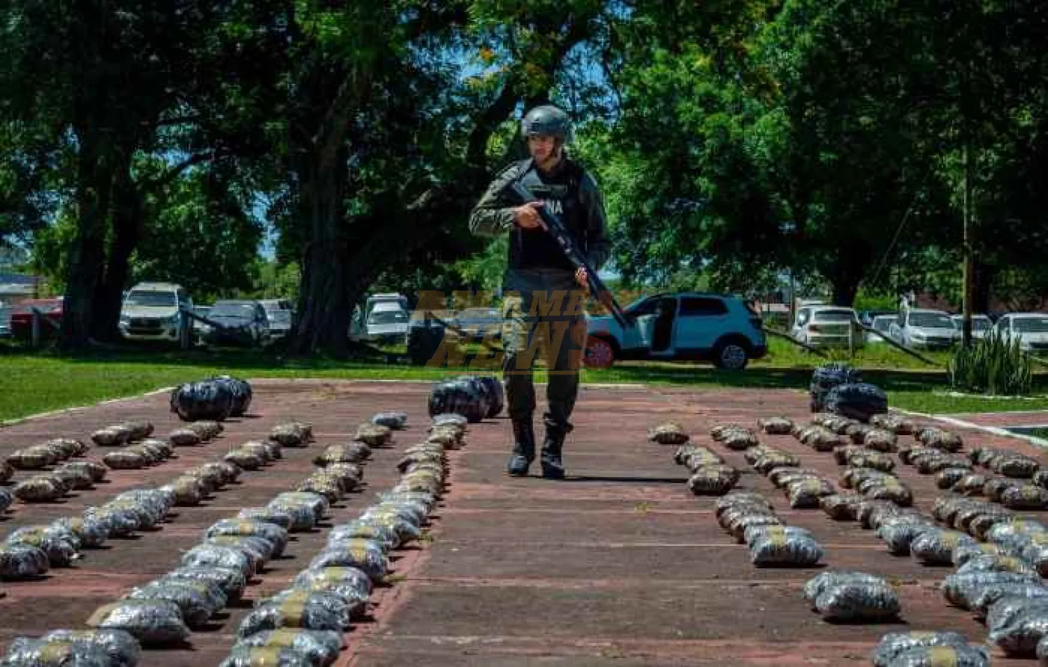 Detienen a camionero paraguayo con 338 kilos de marihuana en el Chaco, Argentina