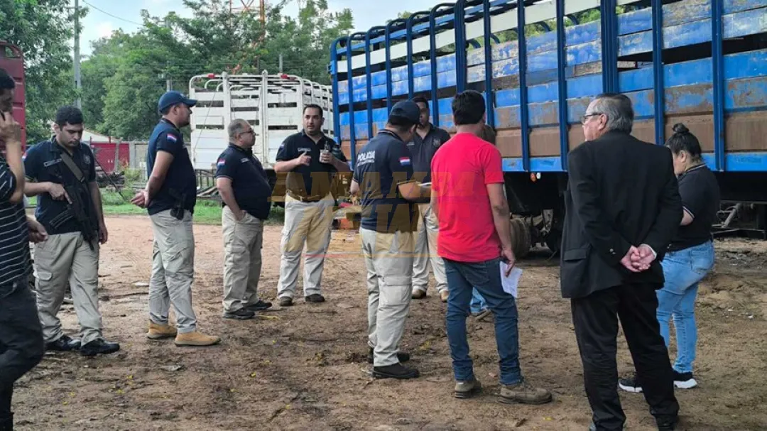 Allanan taller en Mariano Roque Alonso que funcionaba como aguantadero de vehículos robados