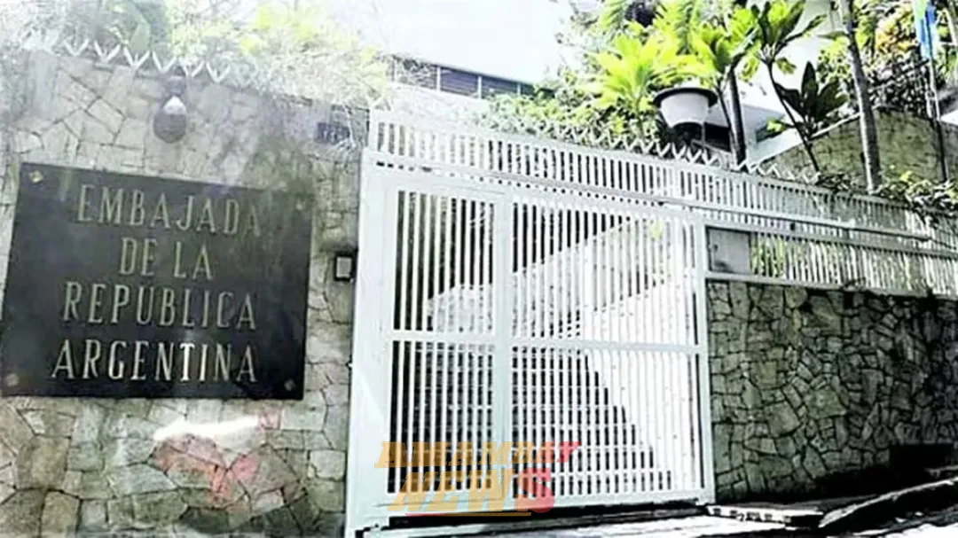 Asedio a la Embajada Argentina en Caracas entra en su segundo día