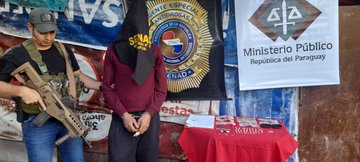 Operativo contra el microtráfico en Itapúa