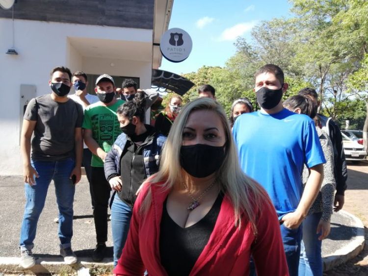 Postulantes del ISEPOL se manifiestan en contra de la modificación del reglamento de ingreso a la institución