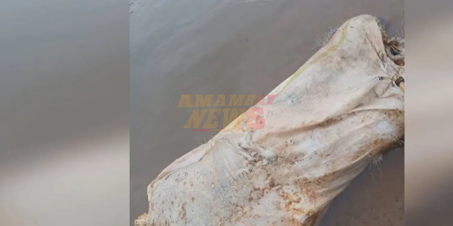 Hallan bolsa de arpillera con al menos un cadáver