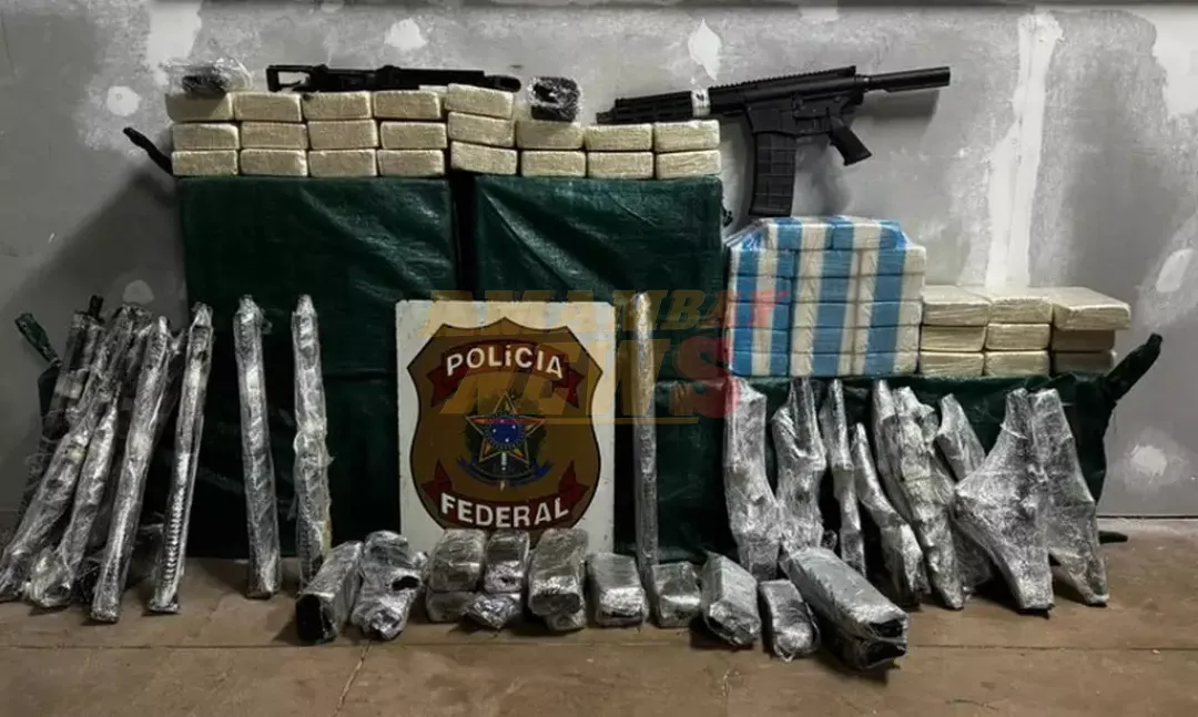 La PF intercepta un cargamento de cocaína y armas pesadas en Ponta Porã