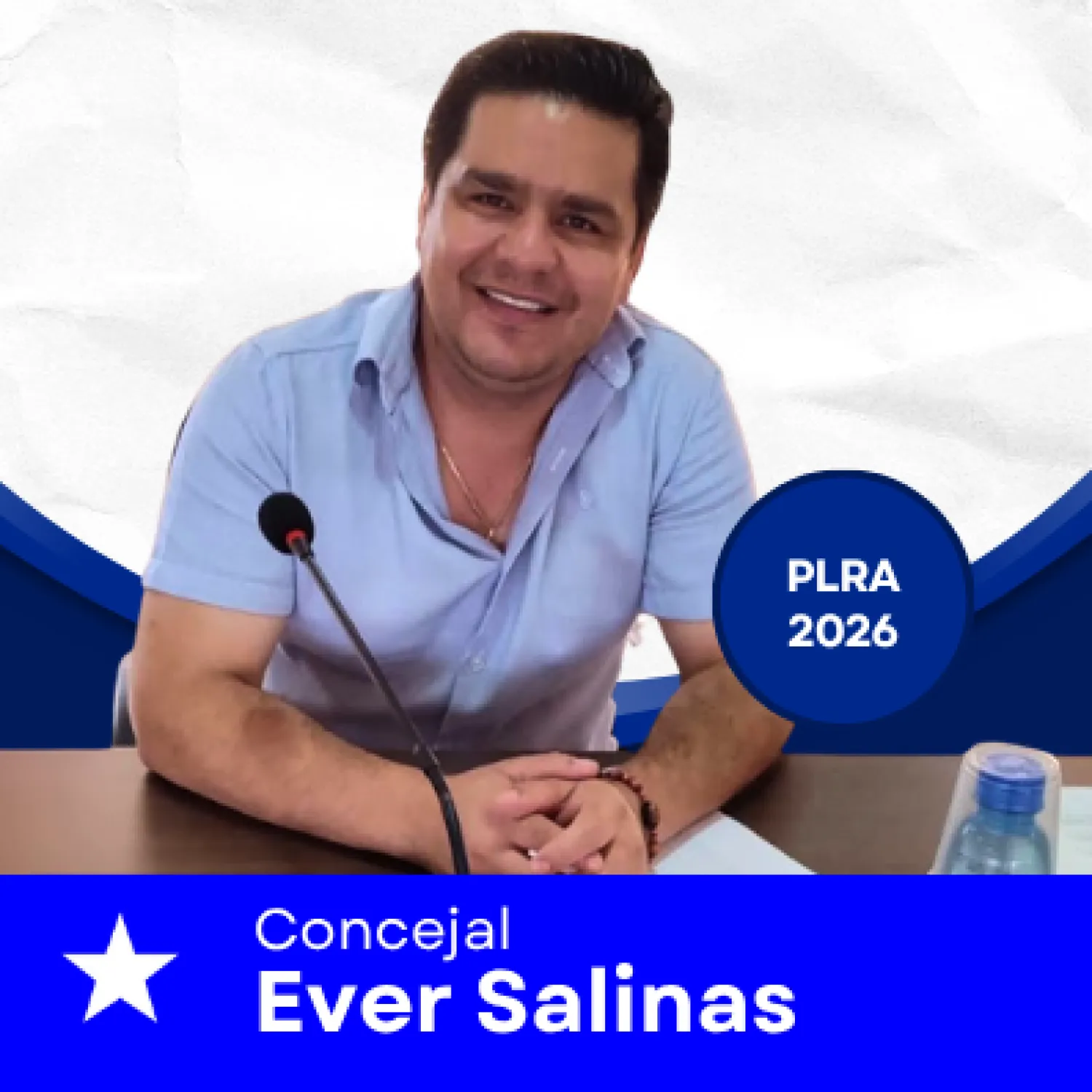 Concejal Ever Salinas: ¡Feliz Año Nuevo! Que cada día esté lleno de bendiciones