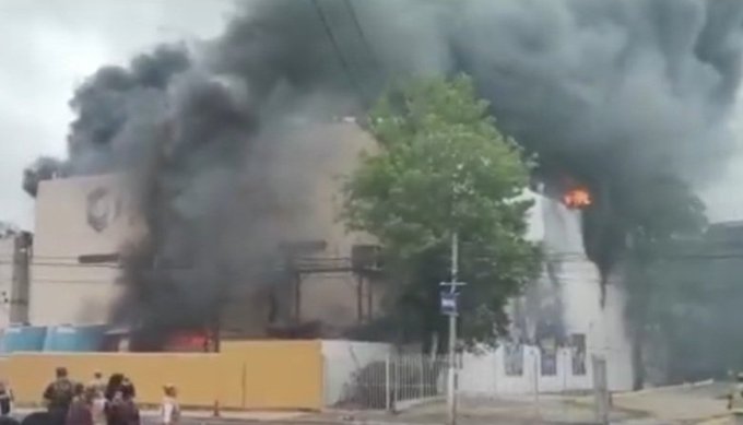 Declaran emergencia general por incendio en la Justicia Electoral