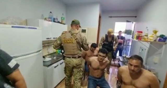 Capturan a peligroso líder de facción criminal brasileña en Salto del Guairá