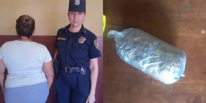 Cae otra mujer que intentó introducir droga a la cárcel, ahora en Itapúa