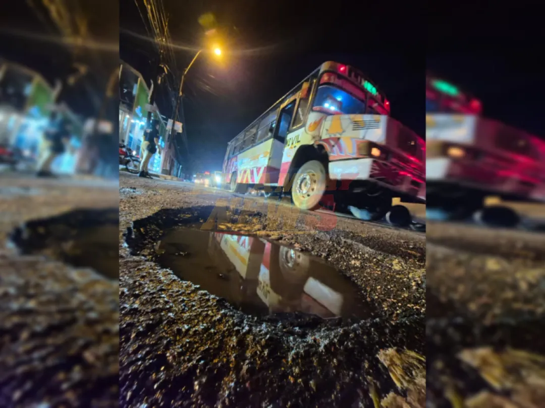 “Epidemia de baches” causa zozobra en San Lorenzo