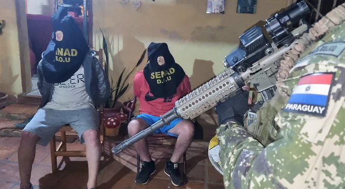 SENAD capturó a dos hermanos que comercializaban cocaína
