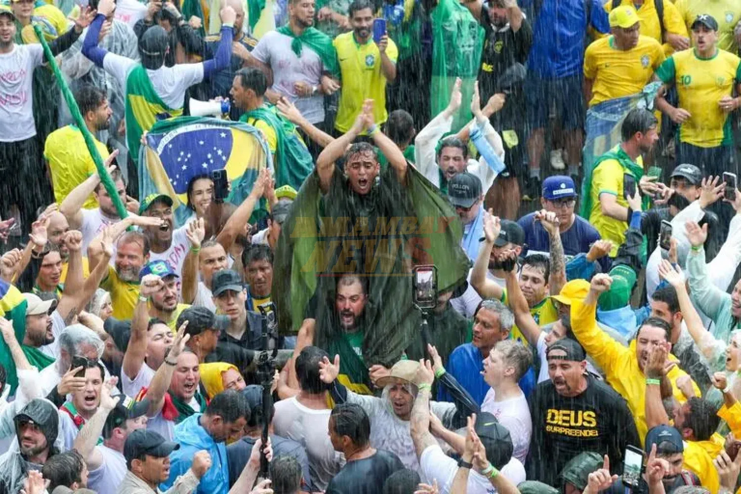 Un rayo deja 89 heridos durante una manifestación a favor de Bolsonaro