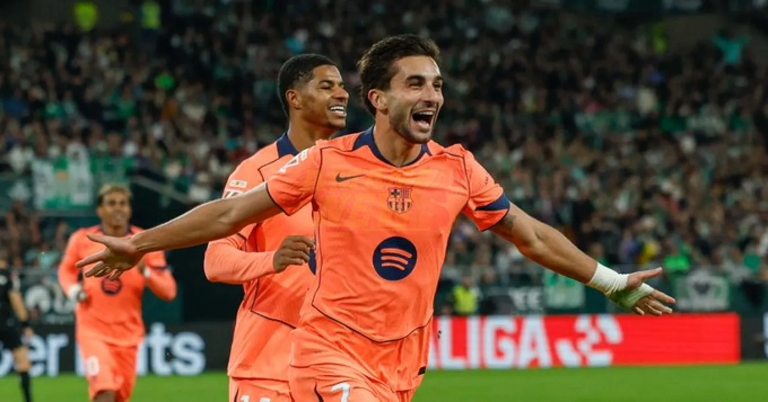 Barcelona supera al Real Betis en un partidazo y mantiene firme su liderato