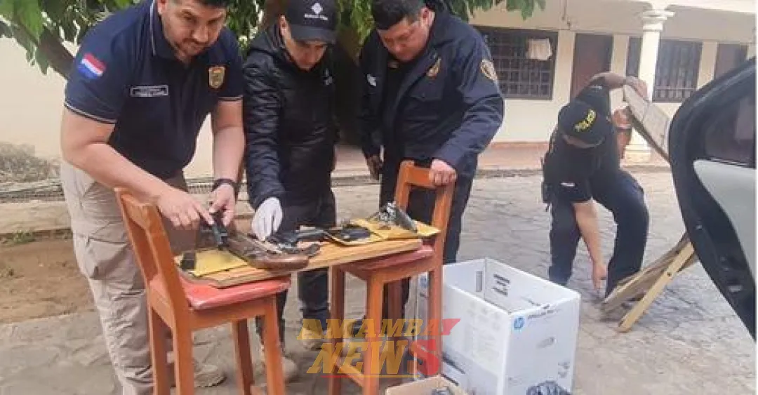 Hallan un arsenal tras operativo por casos de usura en San Lorenzo