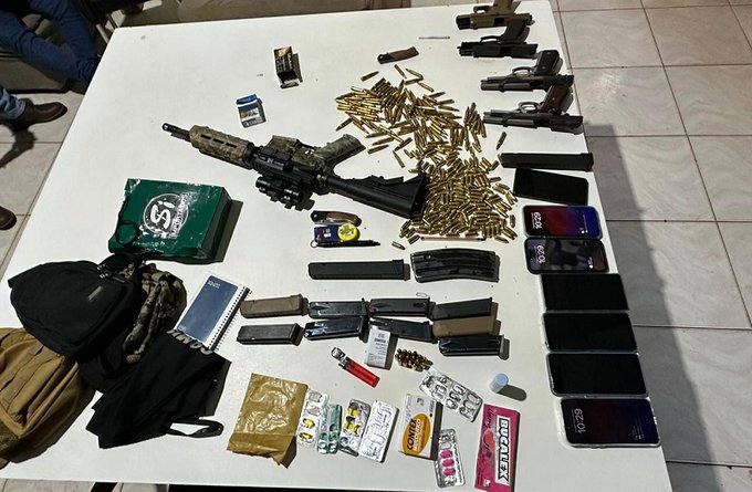 Canindeyú: incautaron armas de fuego y aprehendieron a sospechosos