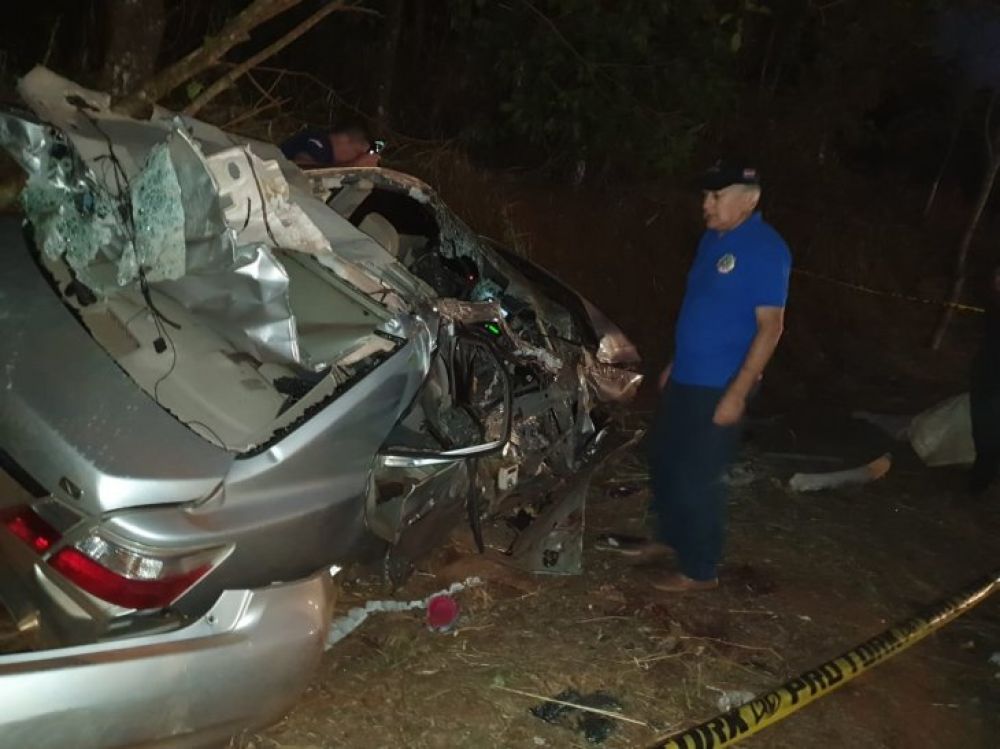 Accidente deja cuatro fallecidos en el departamento de Canindeyú