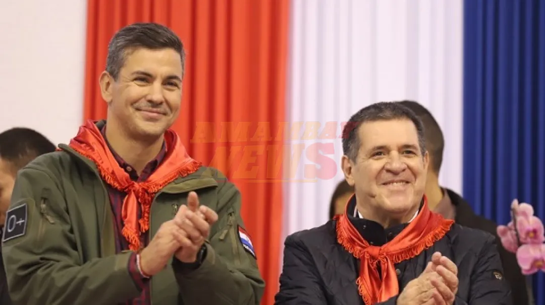 Santi halagó a su patrón político: “Sigamos a Cartes”