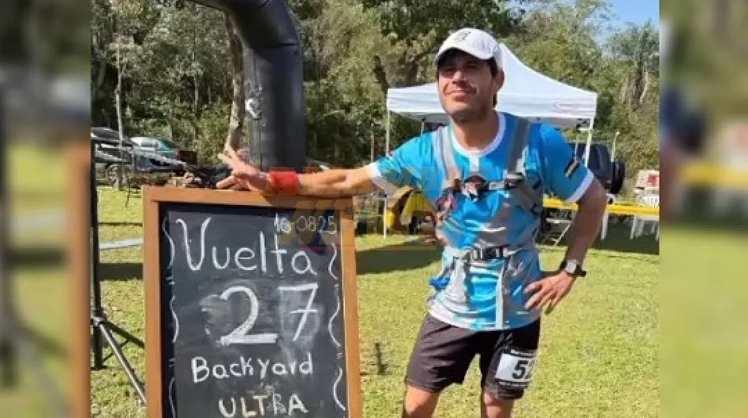 Guarda de micro rompe récord nacional corriendo por casualidad