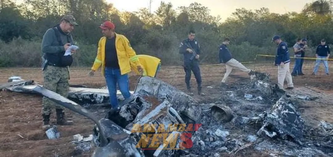 Avioneta caída en Tavaí habría sido incendiada intencionalmente