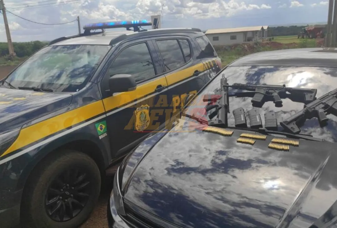 Residente de RJ arrestado en la frontera con fusiles y cajas de municiones