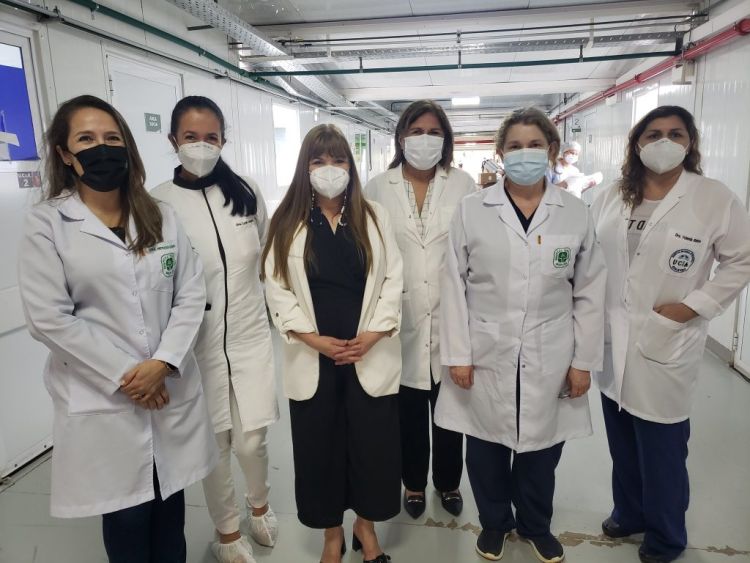 Directora del HNI destacó que, sin casos COVID, están tranquilos después de mucho