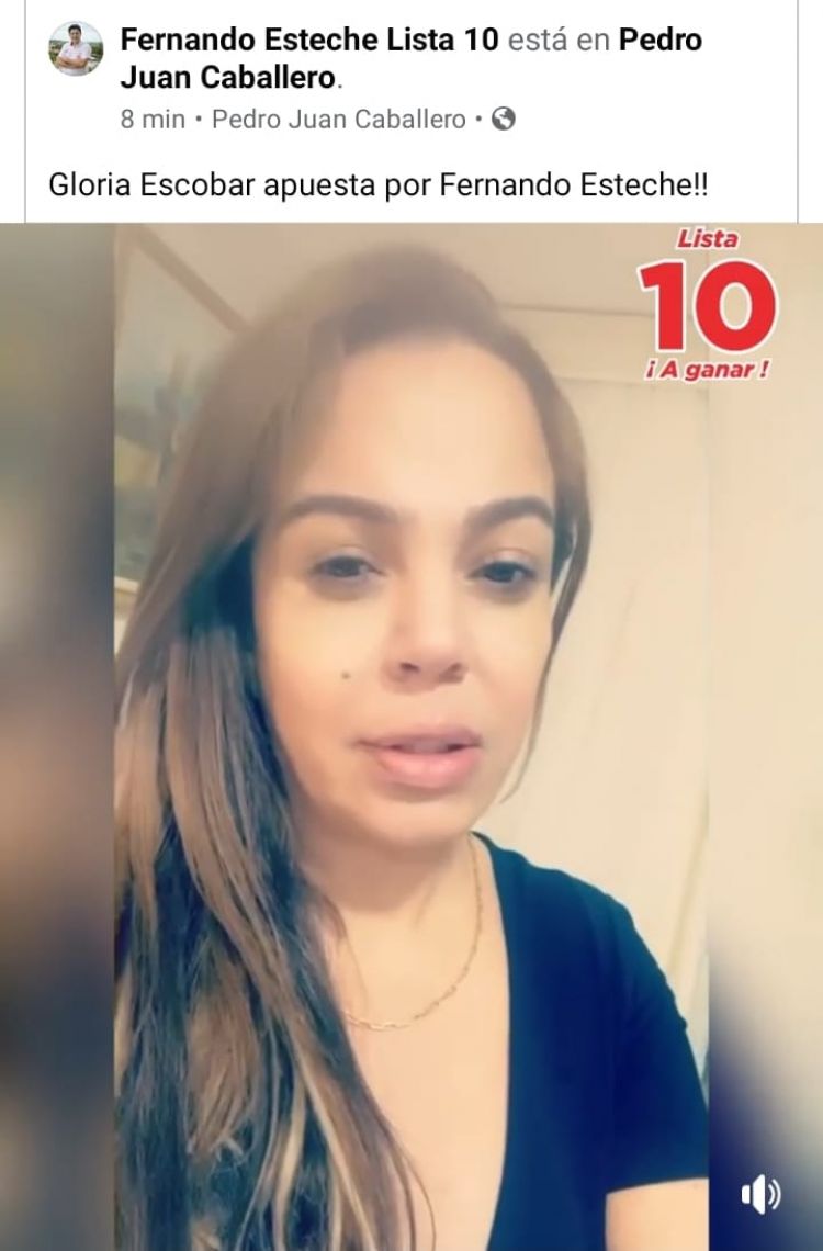 Precandidato a intendente de PJC, Fernando Esteche agradece apoyo de la concejala liberal Gloria Escobar