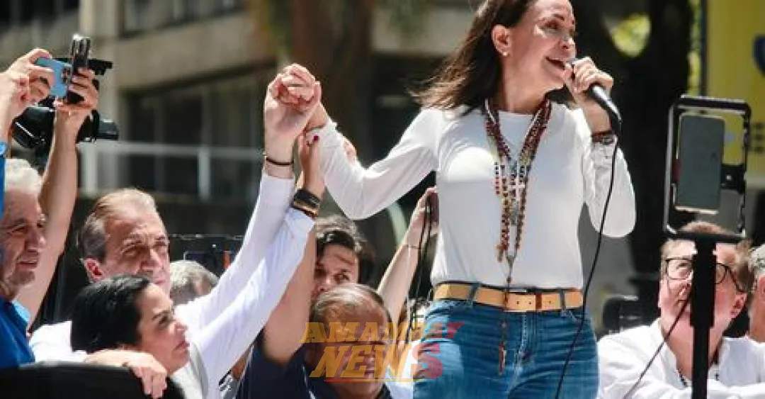 María Corina llama a una nueva “movilización global” contra la farsa de Maduro
