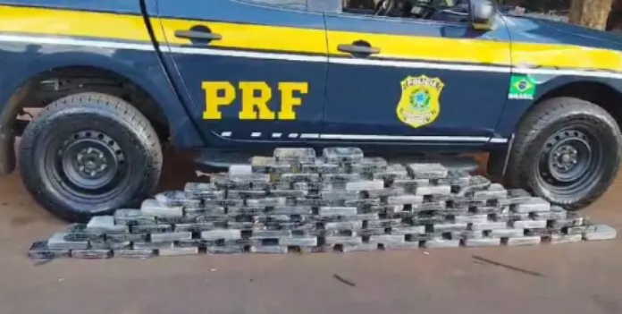 PRF incauta 105 kg de cocaína en Ponta Porã